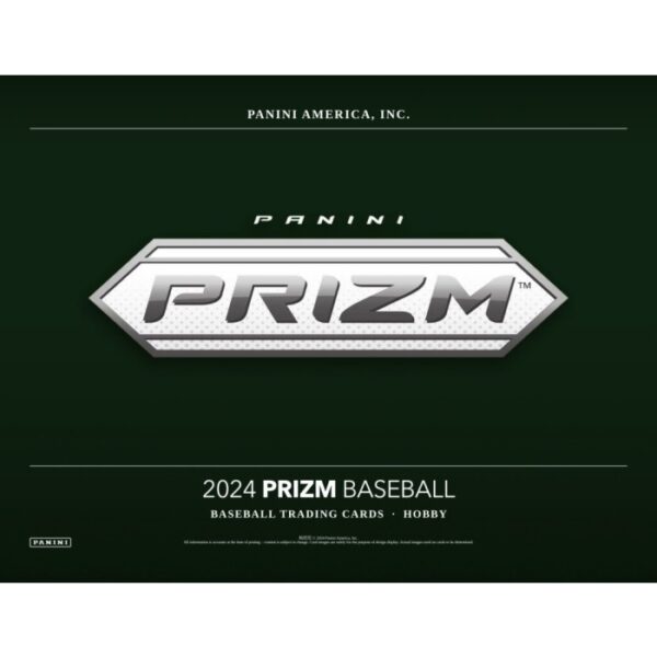 2024 Panini Prizm Baseball Hobby Box.Releases 12/20/2024