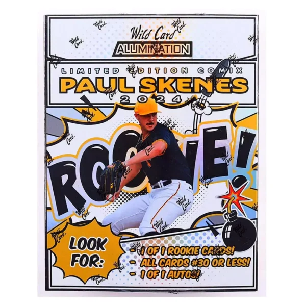 2024 Wild Card Alumination Paul Skenes Comix Hobby Box